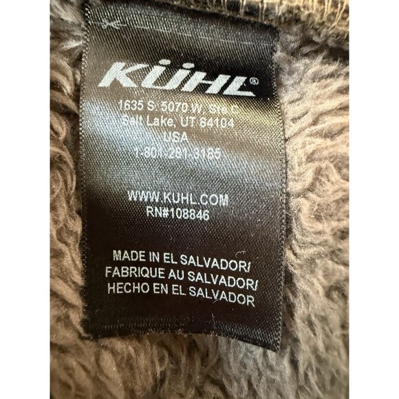 KÜHL Flight Jacket Women’s S Breen Sherpa Fleece Full Zip Hooded Outdoor Cozy - Picture 14 of 16